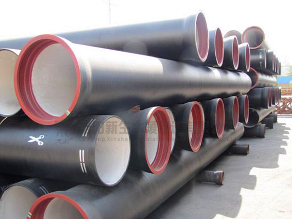 Ductile iron drain pipe